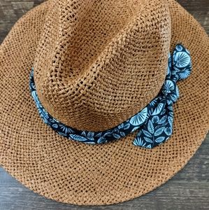 NWT Loft Straw Fedora Hat